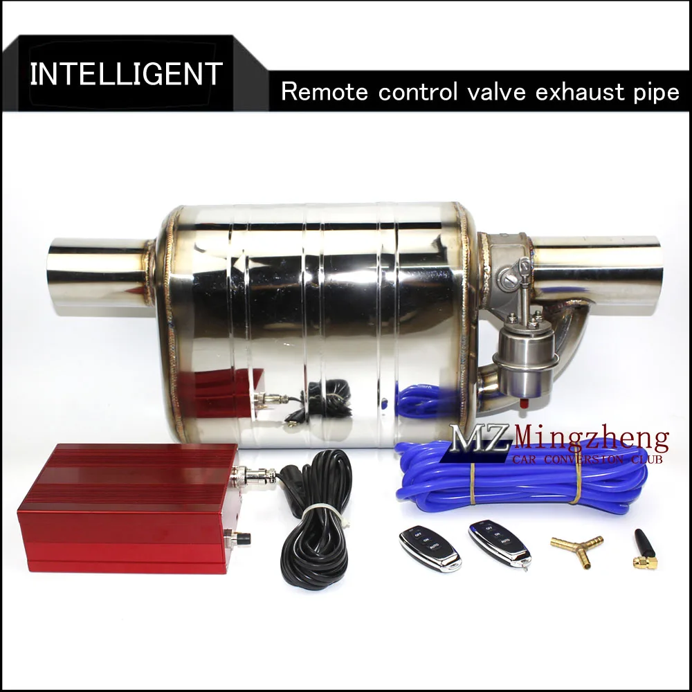 2.5" Exhaust System Stainless Steel Electric Exhaust CutOut Valve With Electronic Remote Control Switch Muffler exhaust pipe
2.5" Exhaust System Stainless Steel Electric Exhaust CutOut Valve With Electronic Remote Control Switch Muffler exhaust pipe