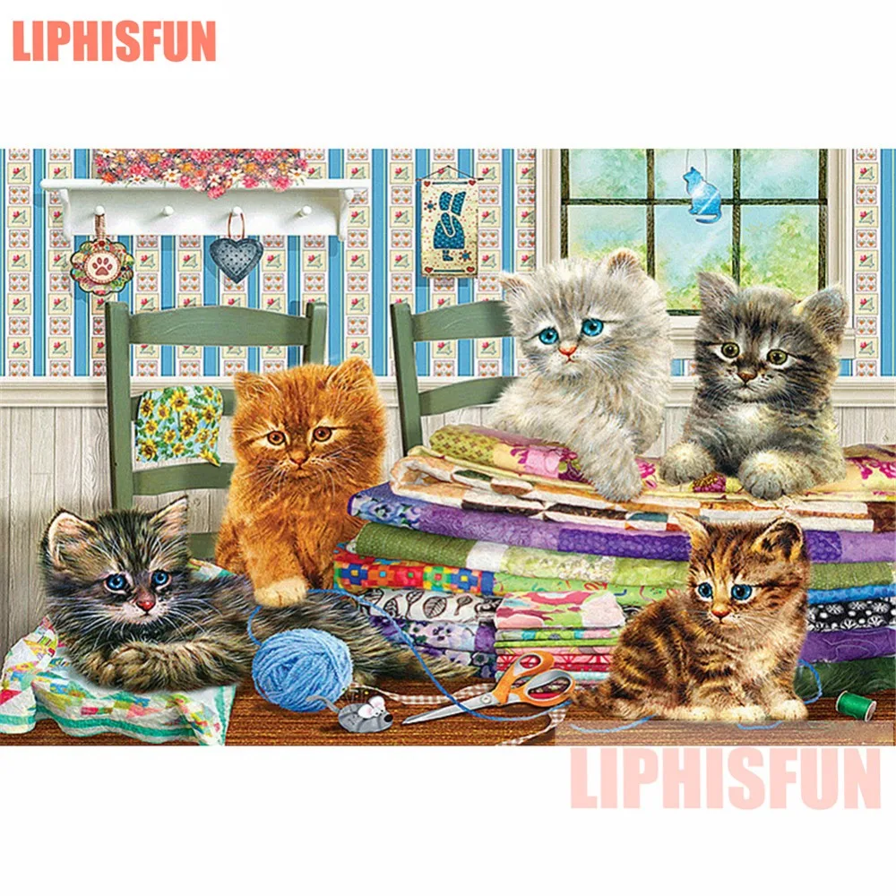 5d diy Diamond Painting Full Drill Square Resin Rhinestone Cross Stitch Diamond Embroidery Home Decor Cat
5d diy Diamond Painting Full Drill Square Resin Rhinestone Cross Stitch Diamond Embroidery Home Decor Cat