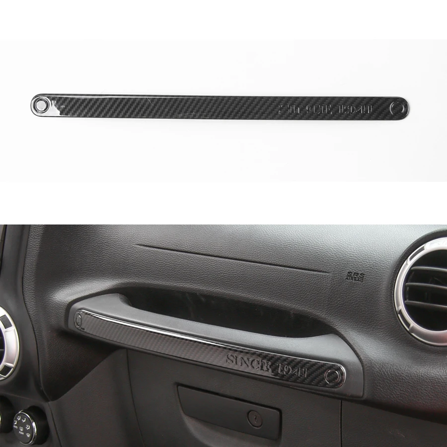 YAQUICKA Carbon Fiber Black Car Passenger Seat Handle Grab Strip Trim Styling For Jeep Wrangler 2011-2017 Auto Stickers ABS
YAQUICKA Carbon Fiber Black Car Passenger Seat Handle Grab Strip Trim Styling For Jeep Wrangler 2011-2017 Auto Stickers ABS