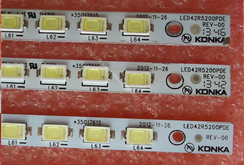 ED42R5200PDE YP37022267 35017409 35017615 1 шт. = 64 светодиода 537 мм, внешний вид товара такой же, как на картинке
ED42R5200PDE YP37022267 35017409 35017615 1 шт. = 64 светодиода 537 мм, внешний вид товара такой же, как на картинке