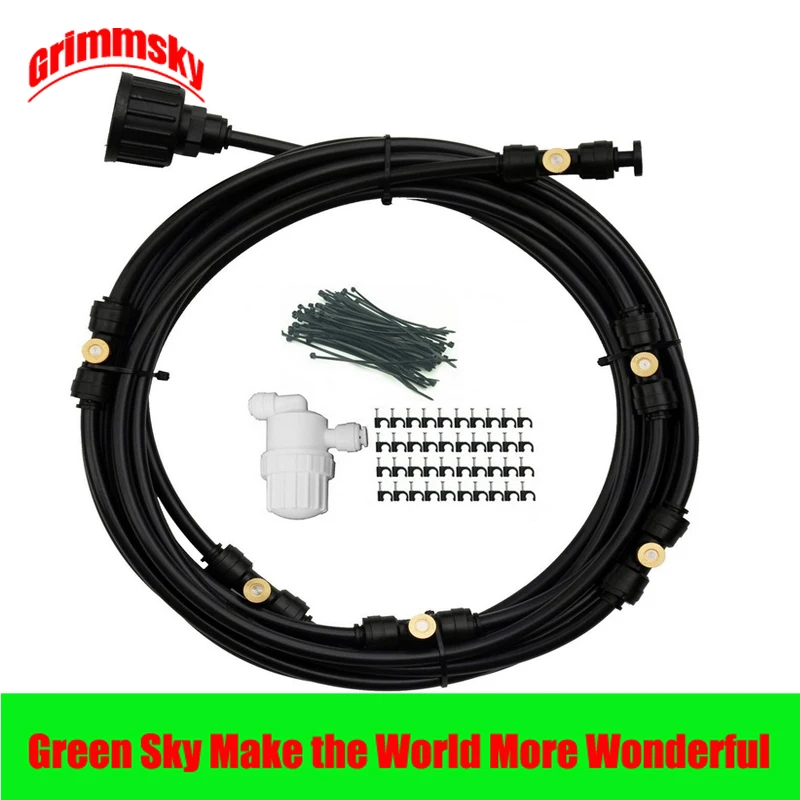 6m/9m/12m/15m/18m greenhouse lawn garden patio waterring irrigation kits low pressure misting system
6m/9m/12m/15m/18m greenhouse lawn garden patio waterring irrigation kits low pressure misting system