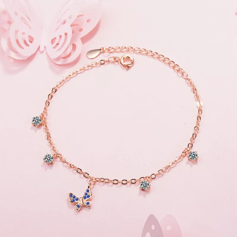 Sweet Korean Style Fashion Temperament Insect Silver Plated Jewelry Cute Bow Butterfly Crystal Bracelets SB121
Sweet Korean Style Fashion Temperament Insect Silver Plated Jewelry Cute Bow Butterfly Crystal Bracelets SB121