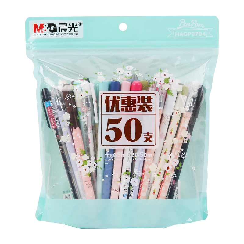 50pcs/set QSHIC High Quality Stationery Set 0.35/0.38 Gel Ink Pen Set Wholesaler Factory Students Office Stationery Supplies
50pcs/set QSHIC High Quality Stationery Set 0.35/0.38 Gel Ink Pen Set Wholesaler Factory Students Office Stationery Supplies