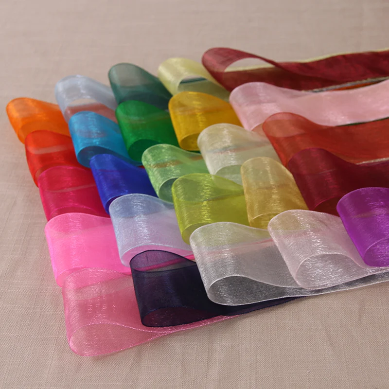 (45 meter/roll) 4cm Width Chiffon Ribbon For Wedding Party Decoration Christmas Gift Wrapping Packing Transparent Organza Ribbon
(45 meter/roll) 4cm Width Chiffon Ribbon For Wedding Party Decoration Christmas Gift Wrapping Packing Transparent Organza Ribbon
