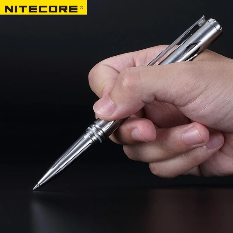 NITECORE NTP20 Self-defense Multi-Functional Titanium Alloy Tactical Pen Ergonomically Tungsten Steel Tapered Tip
NITECORE NTP20 Self-defense Multi-Functional Titanium Alloy Tactical Pen Ergonomically Tungsten Steel Tapered Tip