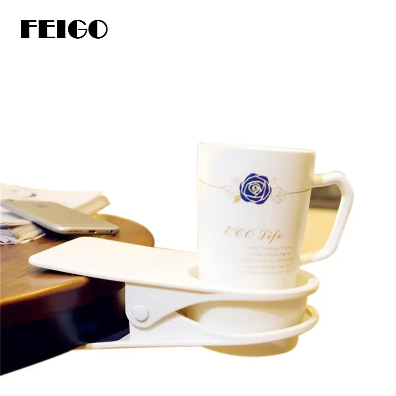 FEIGO 1Pcs New Coaster Desk Cup Holder Clip ABS Cupholder Plastic Office Drinks Beverages Creative Home Table Storage Rack F252
FEIGO 1Pcs New Coaster Desk Cup Holder Clip ABS Cupholder Plastic Office Drinks Beverages Creative Home Table Storage Rack F252