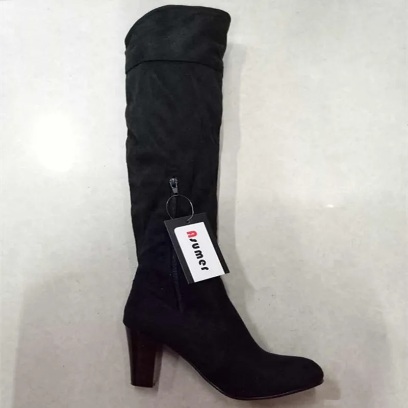 ASUMER 2020 new arrive winter boots round toe thick high heels over the knee boots zipper black blue plus size women shoes
ASUMER 2020 new arrive winter boots round toe thick high heels over the knee boots zipper black blue plus size women shoes