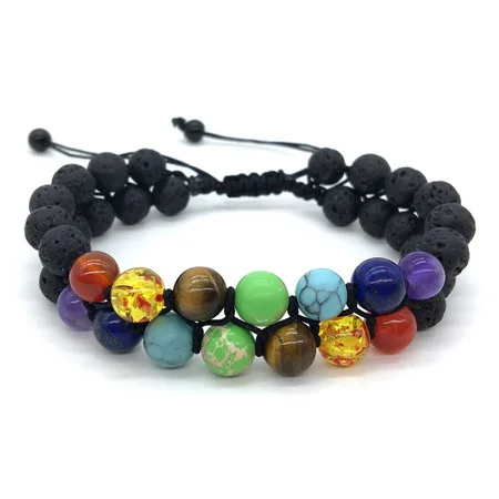TOUCHEART 2 pcs/set Casual Natural Stone Chakra Bracelets Bangles For Women Handmade Jewelry Making Rainbow Bracelet SBR190097
TOUCHEART 2 pcs/set Casual Natural Stone Chakra Bracelets Bangles For Women Handmade Jewelry Making Rainbow Bracelet SBR190097