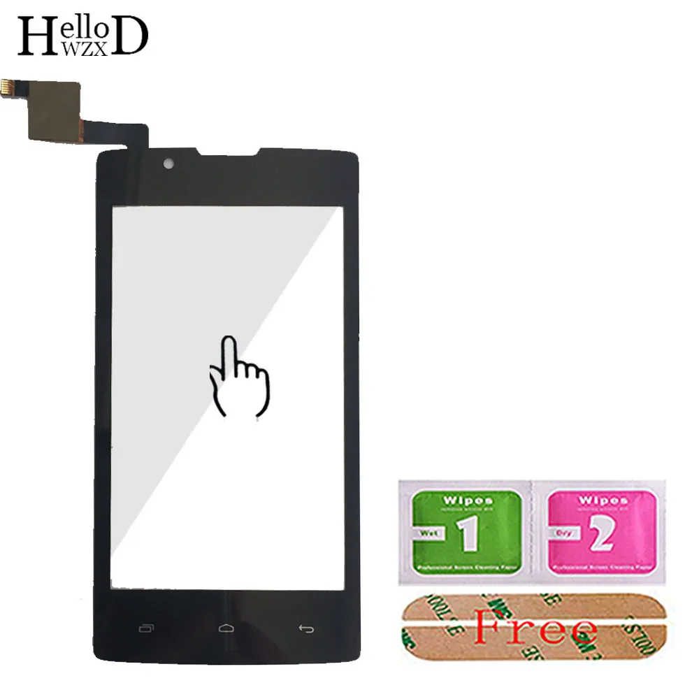 Phone Touch Screen TouchGlass For Fly FS401 FS402 FS403 Front Outer Glass Digitizer Panel Cover Sensor Adhesive | Мобильные телефоны
