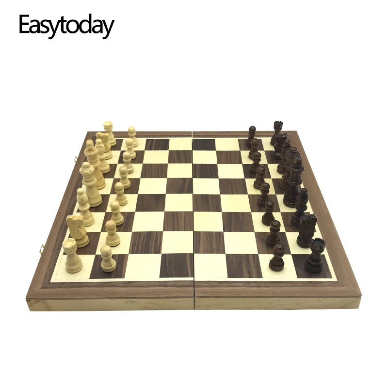 Easytoday Magnetic Folding Chess Games Set Wooden Chessboard Solid Wood Chess Pieces High-quality Table Entertainment Games Gift
Easytoday Magnetic Folding Chess Games Set Wooden Chessboard Solid Wood Chess Pieces High-quality Table Entertainment Games Gift