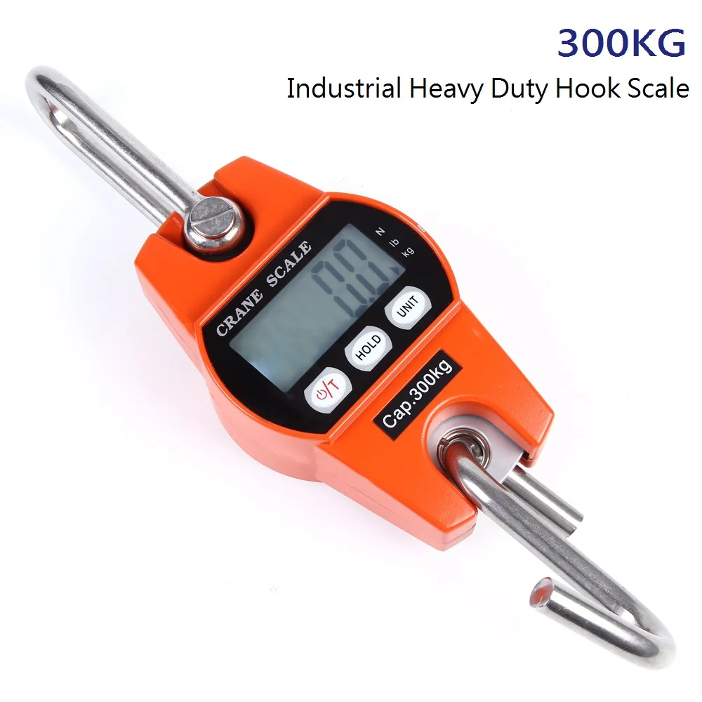 Mini LCD Digital 300kg Portable Industrial Electronic Heavy Duty Weight Hook Crane Hanging Scale Kitchen Weight Scale
Mini LCD Digital 300kg Portable Industrial Electronic Heavy Duty Weight Hook Crane Hanging Scale Kitchen Weight Scale