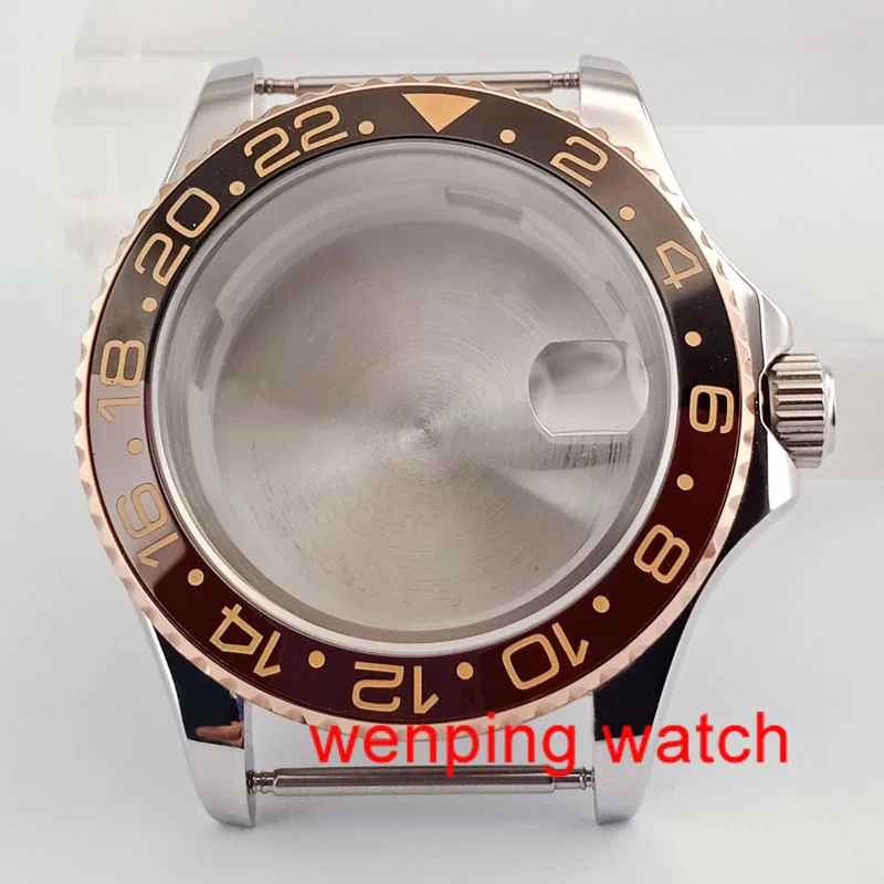 40mm Sapphire glass coffee black bezel Watch Case fit ETA 2836 MIYOTA 8215 Mingzhu 2813 Automatic movement
40mm Sapphire glass coffee black bezel Watch Case fit ETA 2836 MIYOTA 8215 Mingzhu 2813 Automatic movement