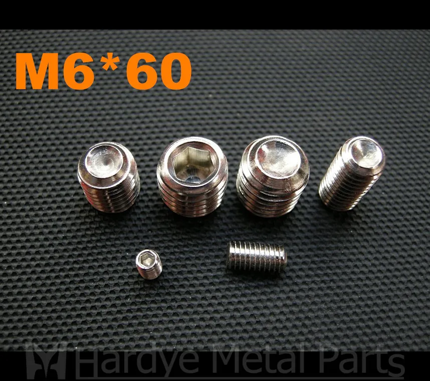 100 шт./лот M6 * 60 DIN916 Шестигранная головка из нержавеющей стали scew с винтом
100 шт./лот M6 * 60 DIN916 Шестигранная головка из нержавеющей стали scew с винтом