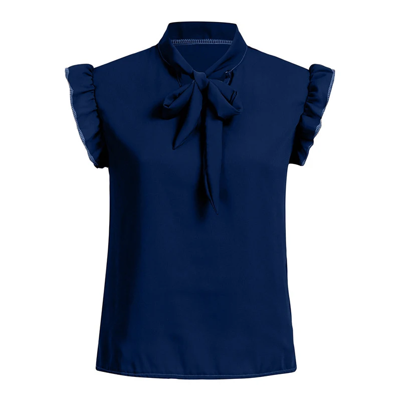 New Fashion Ruffle Sleeveless Blouses Women Summer Tops And Shirts Bow Tie Blouse Female Casual Clothing Feminina SJ1890V
New Fashion Ruffle Sleeveless Blouses Women Summer Tops And Shirts Bow Tie Blouse Female Casual Clothing Feminina SJ1890V