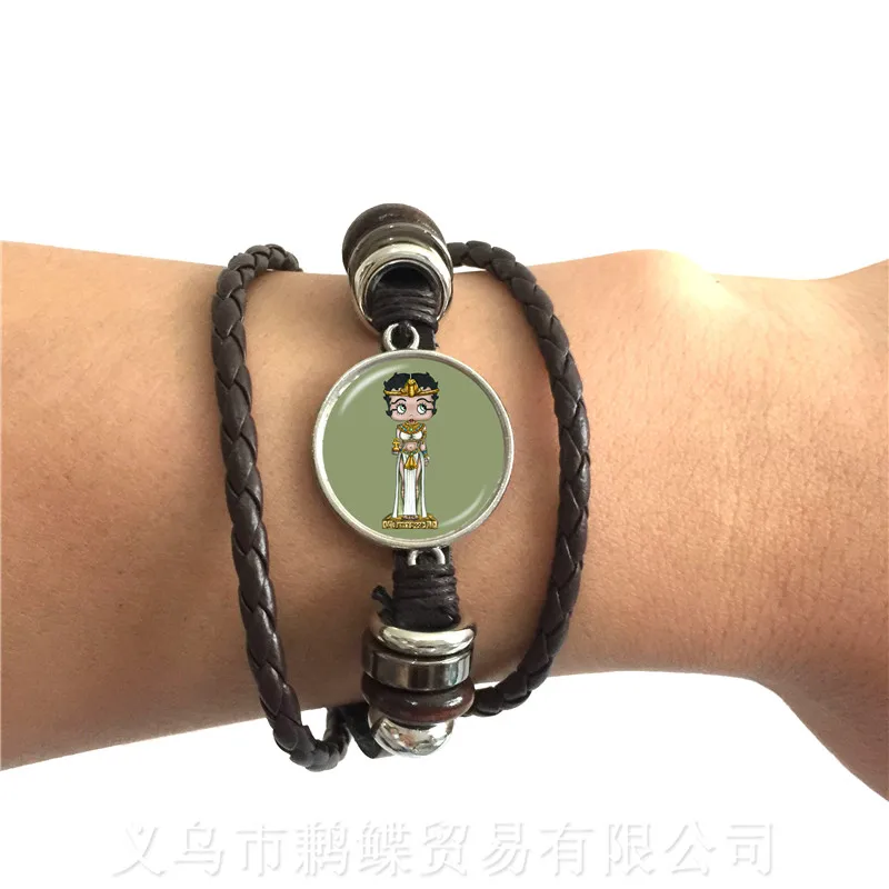 1PC Betty Boop 20mm Round Glass Cabochon Handmade Leather Bracelet Women Men Party Favor Adjustable Bracelet Jewelry Best Gifts
1PC Betty Boop 20mm Round Glass Cabochon Handmade Leather Bracelet Women Men Party Favor Adjustable Bracelet Jewelry Best Gifts