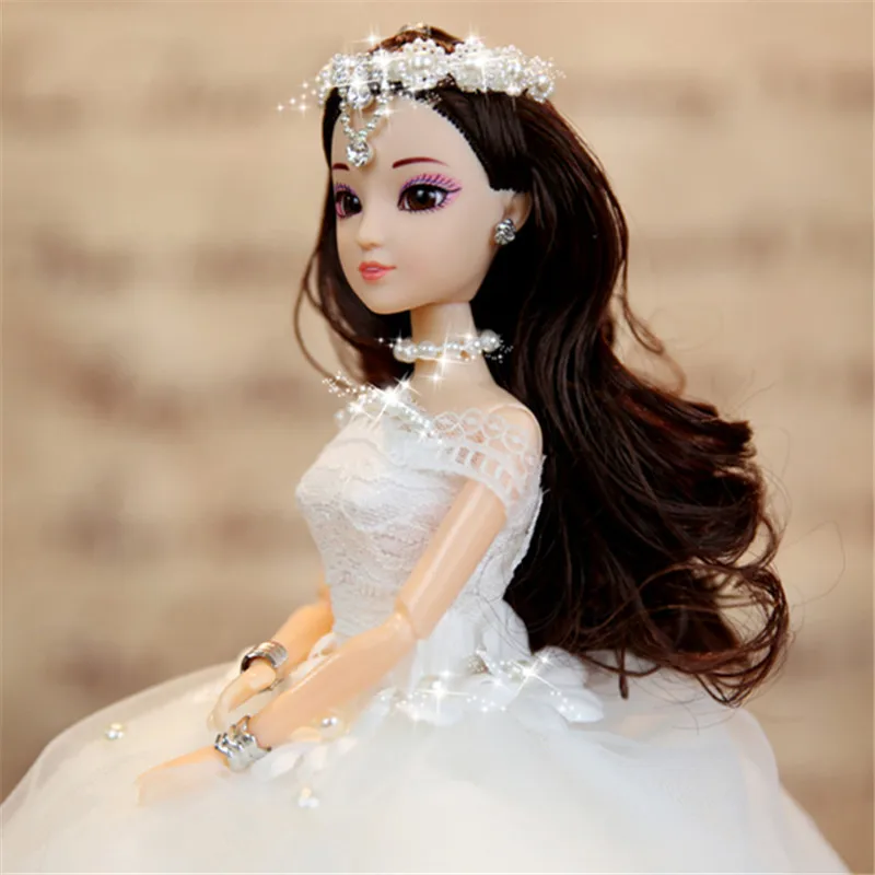 45CM One Piece Fashion Design Princess Doll Wedding White Dress Noble Party Gown For Barbie Doll Best Gift For Girl Doll 2 Style
45CM One Piece Fashion Design Princess Doll Wedding White Dress Noble Party Gown For Barbie Doll Best Gift For Girl Doll 2 Style