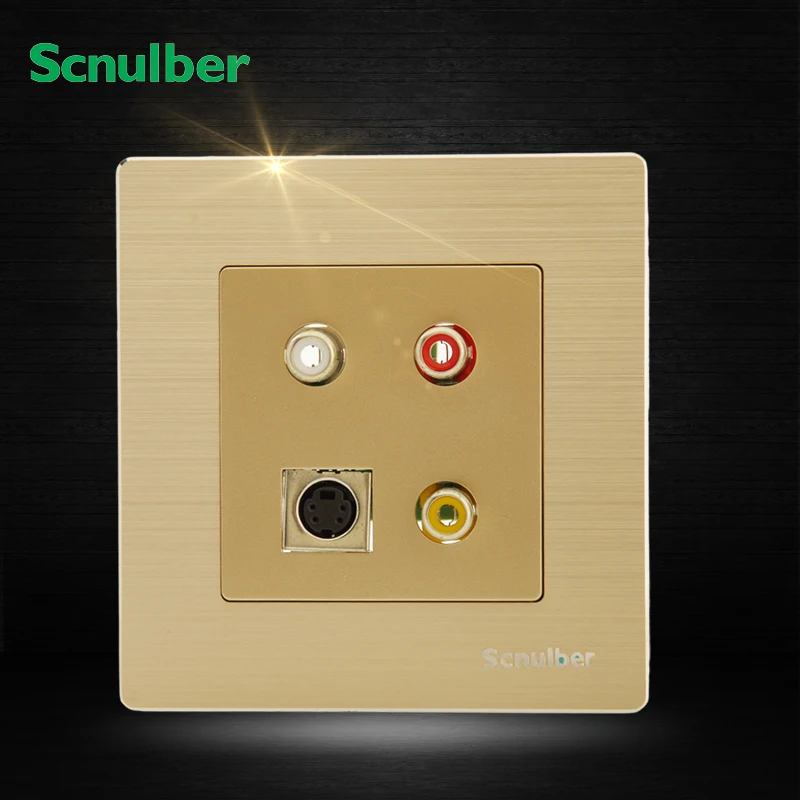 metal cover AV Video and audio RGB adapter ans S type terminal wall switch socket AV-S connector
metal cover AV Video and audio RGB adapter ans S type terminal wall switch socket AV-S connector