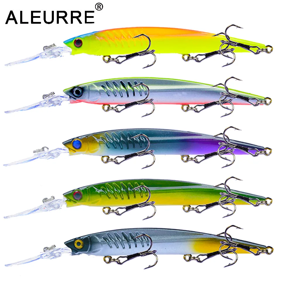 1pcs Long Minnow Hard Bait Floating Isca Artificial Wobbler Crankbait Fishing Lure 14.5cm/12g Rattlin pesca
1pcs Long Minnow Hard Bait Floating Isca Artificial Wobbler Crankbait Fishing Lure 14.5cm/12g Rattlin pesca
