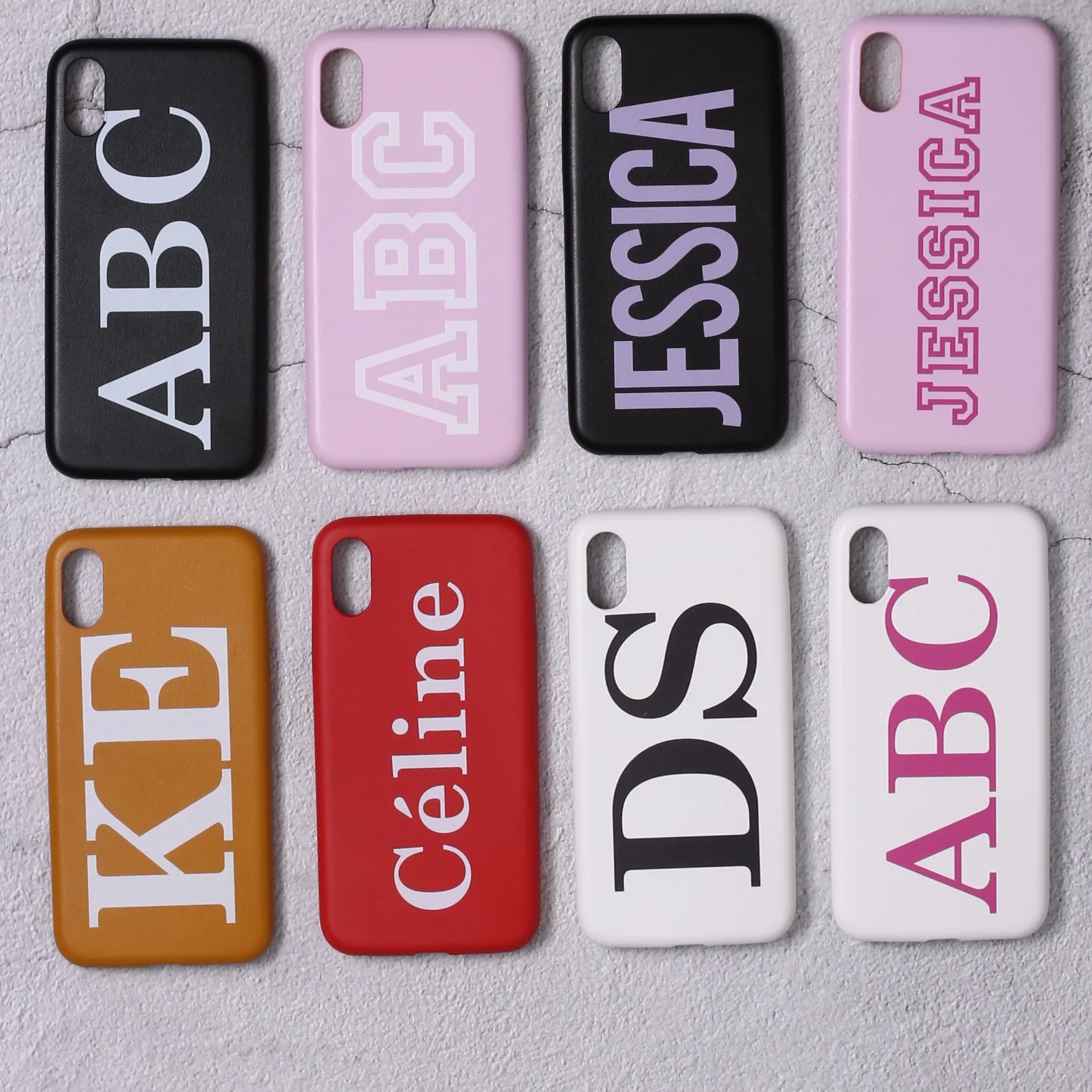 Leather Luxury Bold Custom Personalized Name Text Initial For iPhone 11 Pro XS X Max XR 6Plus 7 7Plus 8 8Plus Phone Case Cover
Leather Luxury Bold Custom Personalized Name Text Initial For iPhone 11 Pro XS X Max XR 6Plus 7 7Plus 8 8Plus Phone Case Cover