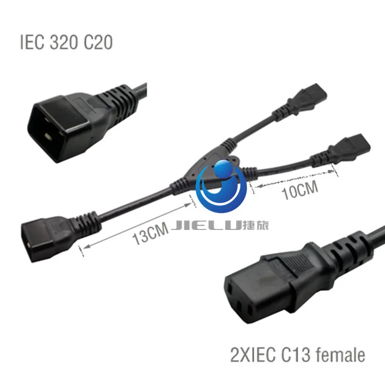 C20-2x13 Power Cord Server UPS Power Cable,32CM ,High Quality IEC 320 C20 Male to 2xC13 Female Y Splitter Cable ,10 pcs
C20-2x13 Power Cord Server UPS Power Cable,32CM ,High Quality IEC 320 C20 Male to 2xC13 Female Y Splitter Cable ,10 pcs