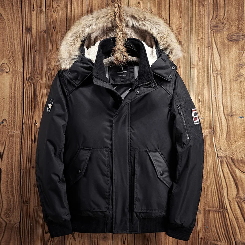 2019 New Fashion Fur Collar Hooded Wool Liner Man Jacket Men Winter Warm jackets top Coat Windproof Male Parkas dropshipping
2019 New Fashion Fur Collar Hooded Wool Liner Man Jacket Men Winter Warm jackets top Coat Windproof Male Parkas dropshipping