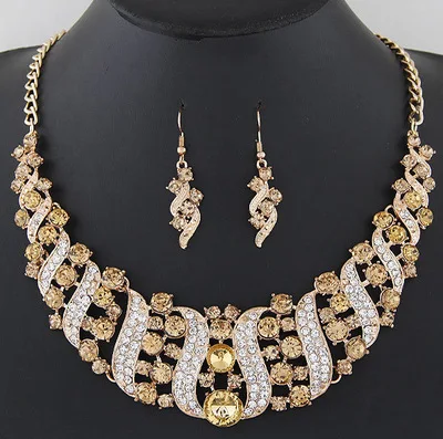 Luxury Colourful Crystal Water Drop Necklace For Women Necklaces Pendants earring Jewelry Sets Crystal Resin Collares Statement
Luxury Colourful Crystal Water Drop Necklace For Women Necklaces Pendants earring Jewelry Sets Crystal Resin Collares Statement
