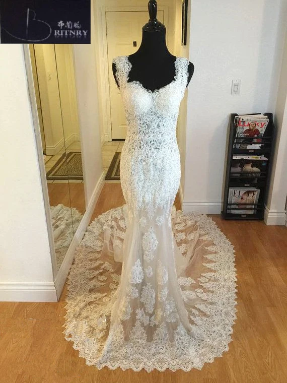 Sexy See Through Mermaid Wedding Dresses 2018 Sweetheart Lace Corset Dress For Bride Vestido de noiva
Sexy See Through Mermaid Wedding Dresses 2018 Sweetheart Lace Corset Dress For Bride Vestido de noiva