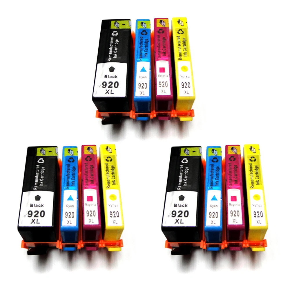 YOTAT 3set remanufactured ink cartridge For HP920XL HP 920 for HP Officejet 6000 printer(CB051A) 6500 All-in-one(CB815A)
YOTAT 3set remanufactured ink cartridge For HP920XL HP 920 for HP Officejet 6000 printer(CB051A) 6500 All-in-one(CB815A)
