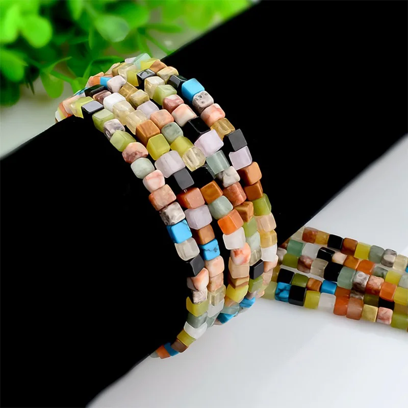 Wholesale 4mm Square Mix Natural Stones Beads Cube Loose Spacer Beads For DIY Men Women Bracelet Necklace Ear Stud accessories
Wholesale 4mm Square Mix Natural Stones Beads Cube Loose Spacer Beads For DIY Men Women Bracelet Necklace Ear Stud accessories