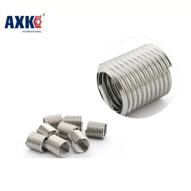 Herrajes Para Muebles Axk 50 шт. M8 * 1 25 1.5d вставить провод нить Нержавеющая сталь Винт Втулка