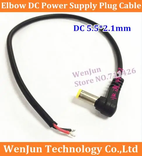 200PCS Free Shipping DC Power Angle male 5.5x2.1 mm Connector Cable Plug Jack Adapter DC Pigtail Male 90 Degree Wire
200PCS Free Shipping DC Power Angle male 5.5x2.1 mm Connector Cable Plug Jack Adapter DC Pigtail Male 90 Degree Wire