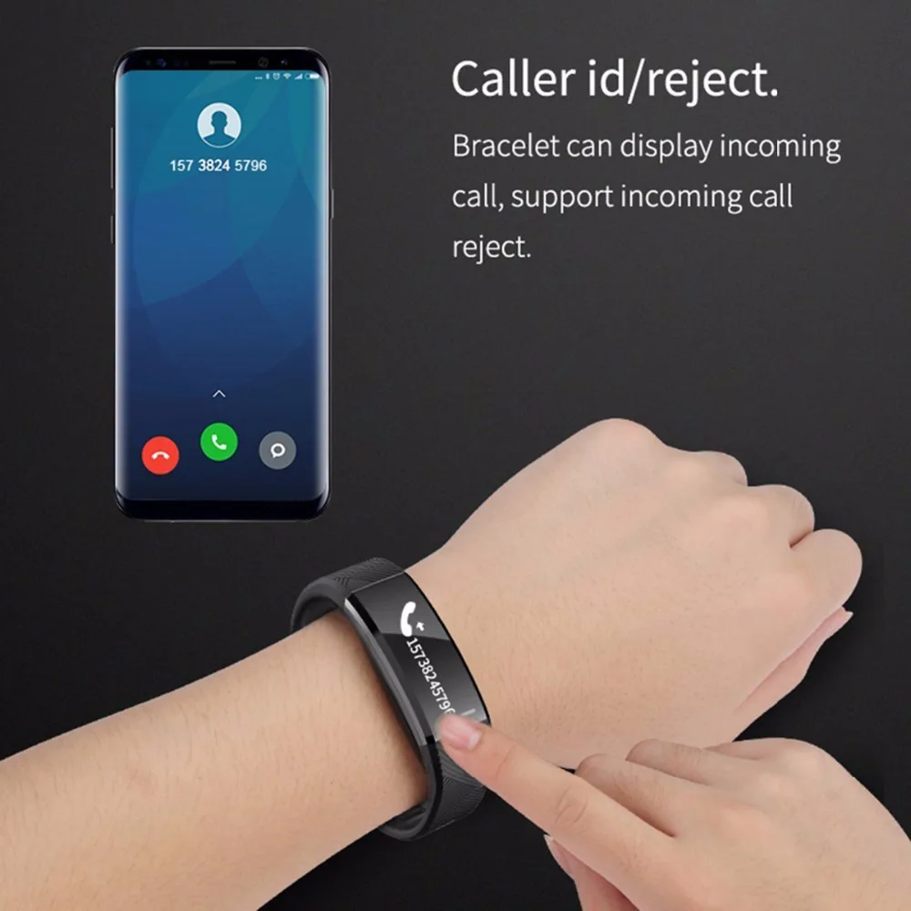 SOONHUA C11 Bluetooth Smart Bracelet Waterproof Sleep Monitor Heart Rate Monitor IP67 Fitness Tracker Wristband for Andriod IOS
SOONHUA C11 Bluetooth Smart Bracelet Waterproof Sleep Monitor Heart Rate Monitor IP67 Fitness Tracker Wristband for Andriod IOS
