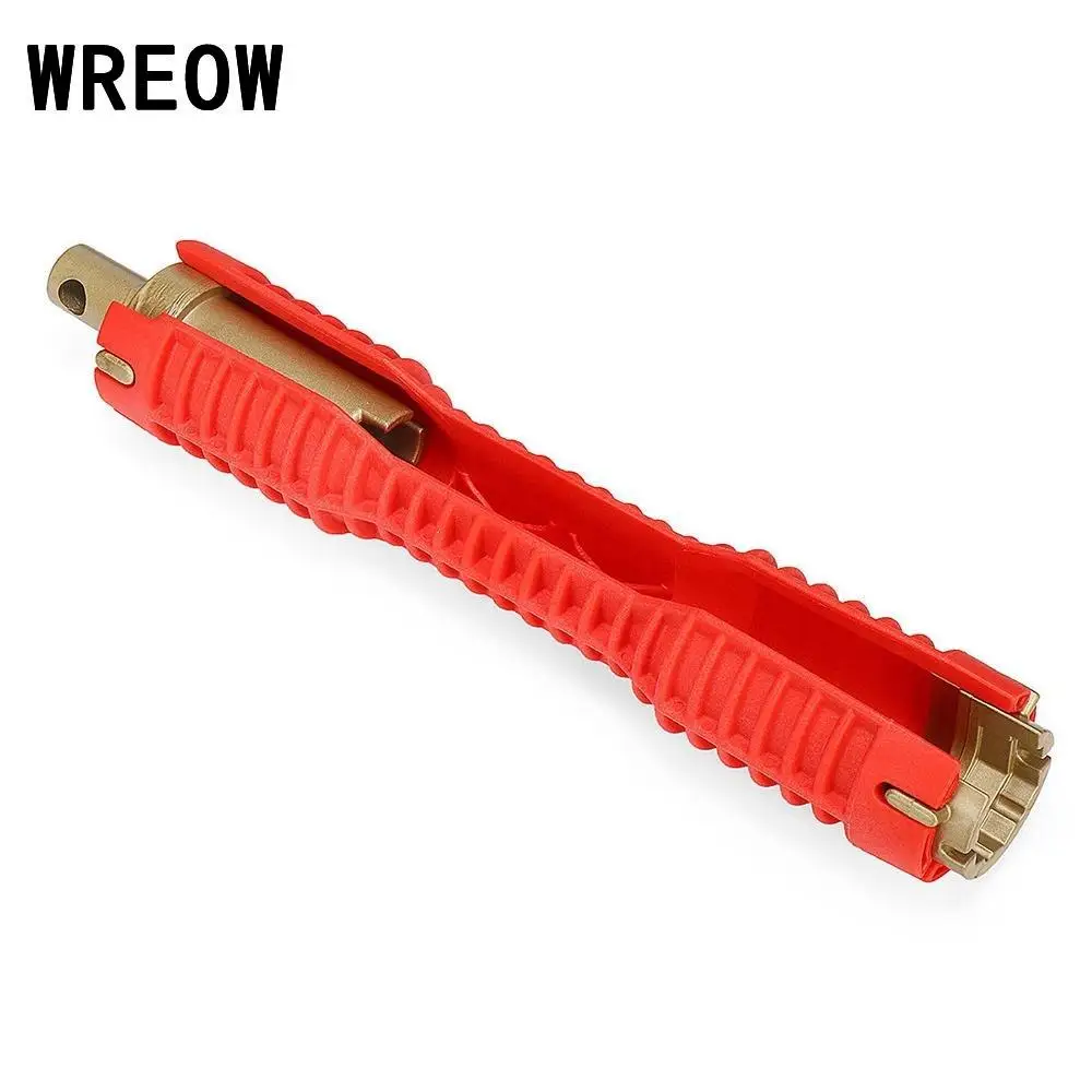 Multifunctional Anti Handle Double Faucet Wrench Lightweight Home Kitchen Bathroom Faucet and Sink Wrench Tap Installer Tool
Multifunctional Anti Handle Double Faucet Wrench Lightweight Home Kitchen Bathroom Faucet and Sink Wrench Tap Installer Tool