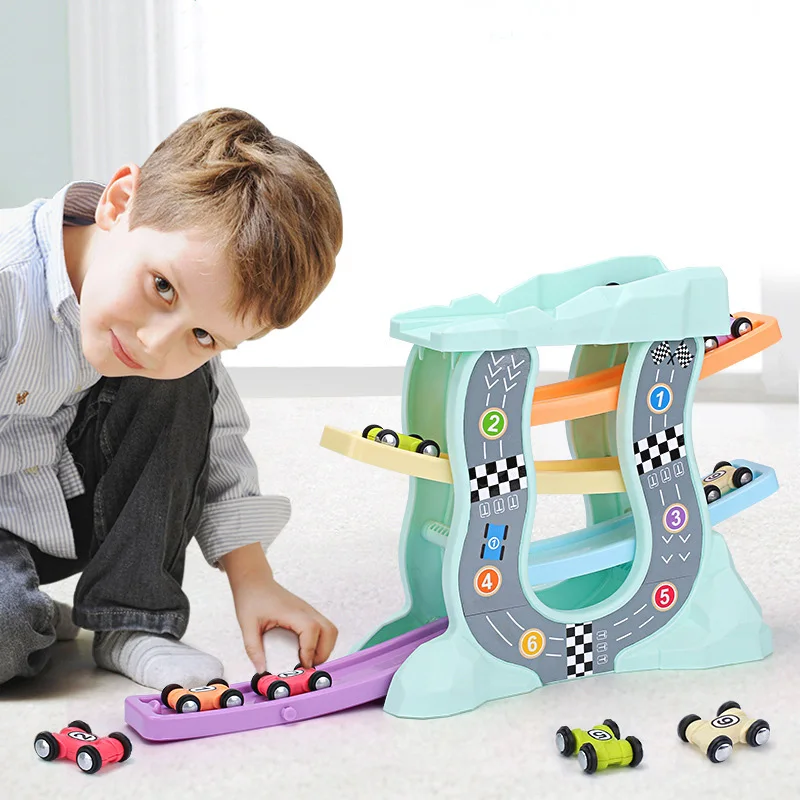 1 Set Baby Kids Plastic Ladder Gliding Car Set Slot Track Car Toys Educational Model Children Boy New Year Gifts
1 Set Baby Kids Plastic Ladder Gliding Car Set Slot Track Car Toys Educational Model Children Boy New Year Gifts
