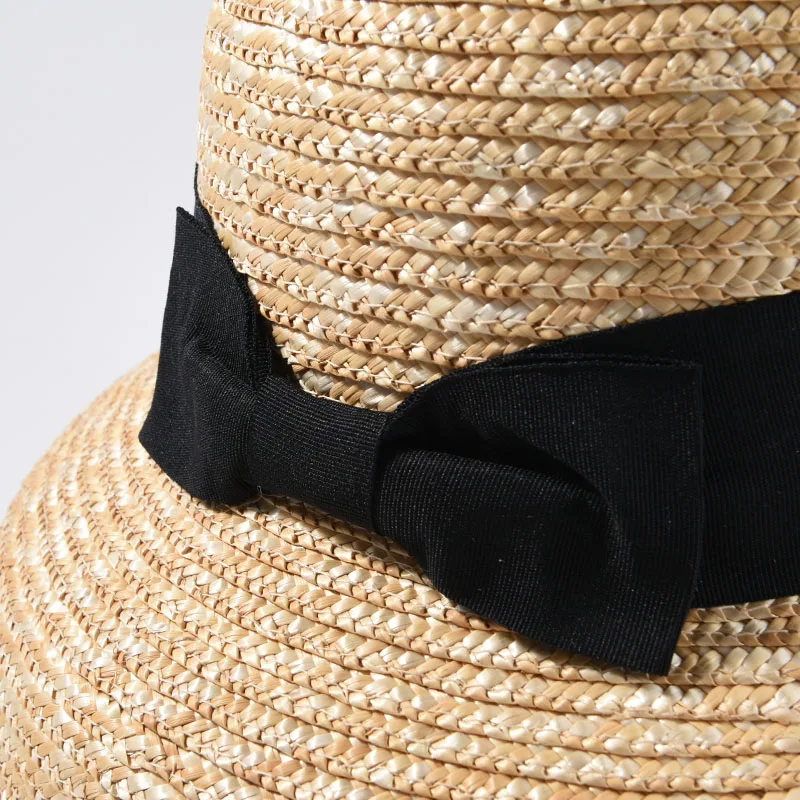 Женские соломенные шляпы ROSELUOSI пляжные с бантом на лето 2019|Женские шляпы| |