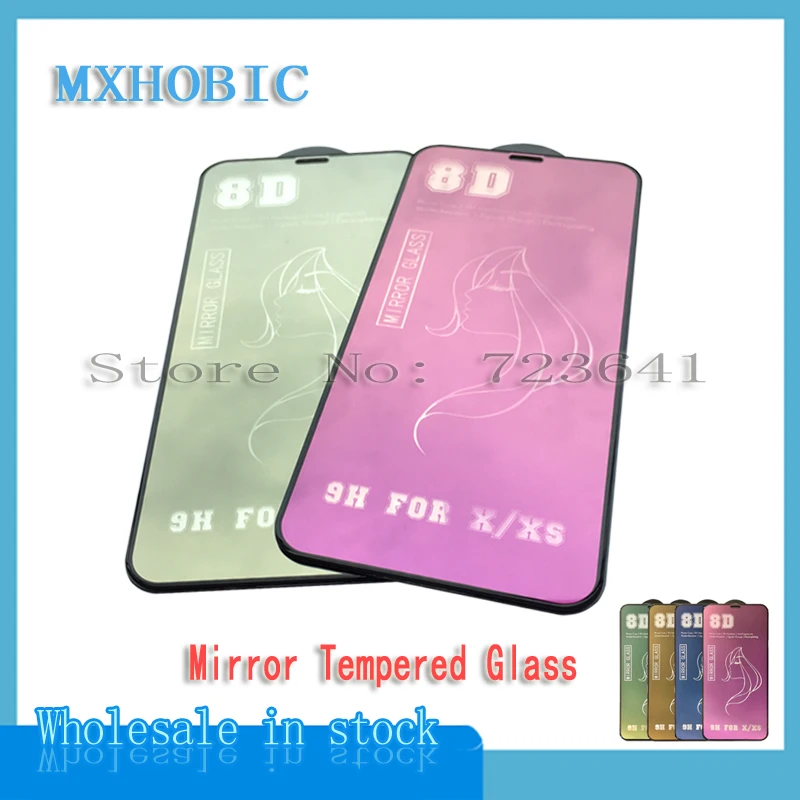 5pcs 8D Mirror Screen Protector Full Glass for iPhone X XR XS MAX 9H Tempered Glass for iPhone 8 7 6 6S Plus Protective Film
5pcs 8D Mirror Screen Protector Full Glass for iPhone X XR XS MAX 9H Tempered Glass for iPhone 8 7 6 6S Plus Protective Film
