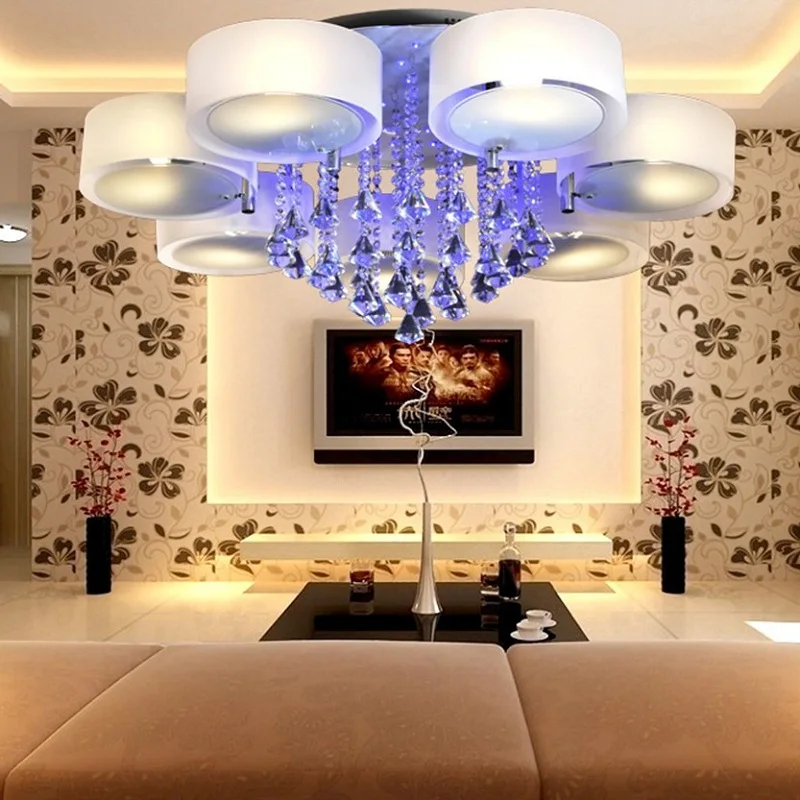 HSHIXINMAO Round romantic LED Ceiling Lights crystal living room bedroom room Ceiling lamps lighting
HSHIXINMAO Round romantic LED Ceiling Lights crystal living room bedroom room Ceiling lamps lighting