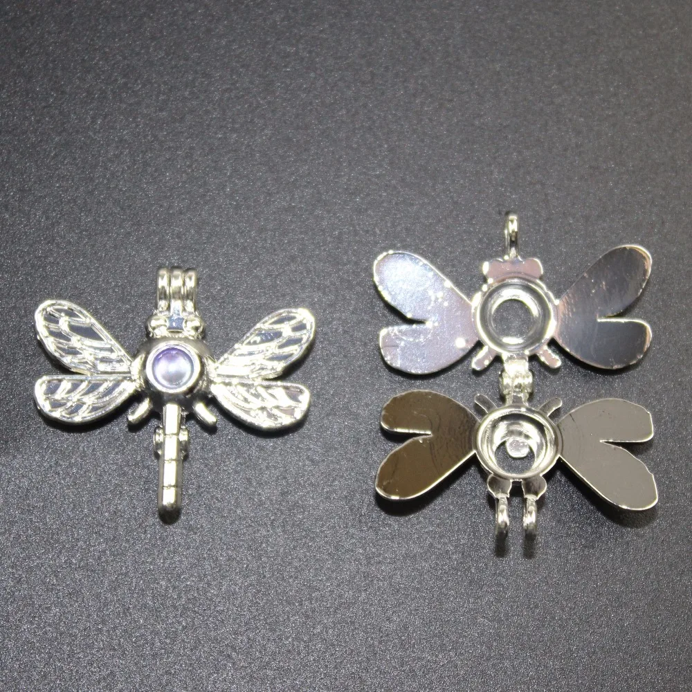 32*29mm Cute Dragonfly Design Jewelry Making Supplies Alloy Beads Cage Pendant Essential Oil Diffuser Trendy Locket
32*29mm Cute Dragonfly Design Jewelry Making Supplies Alloy Beads Cage Pendant Essential Oil Diffuser Trendy Locket