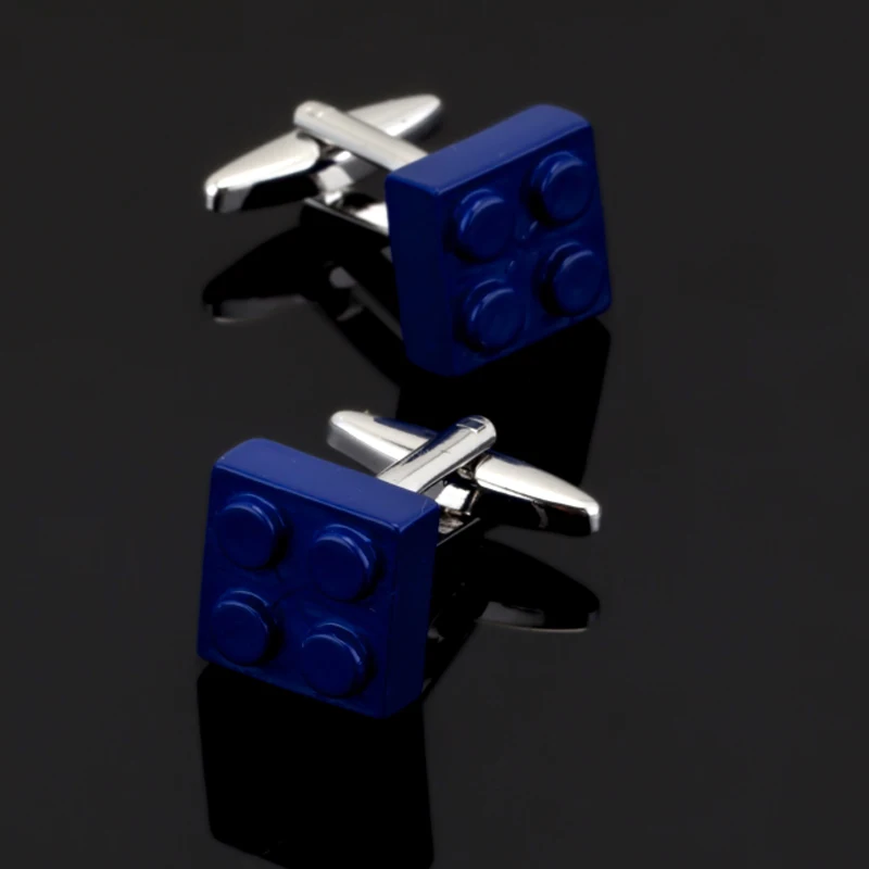 Factory Price Retail Designer Cufflinks For Men Brass Copper Material blue Building Blocks Design Cuff Links Free Shipping
Factory Price Retail Designer Cufflinks For Men Brass Copper Material blue Building Blocks Design Cuff Links Free Shipping
