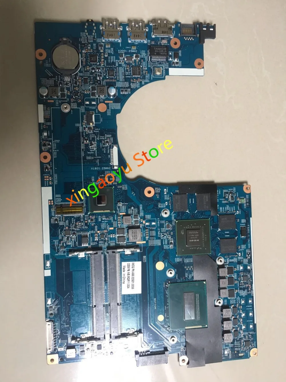 448.02G07.001M Laptop Motherboard For Acer For aspire VN7-791 Motherboard NB.MQR11.00A w/ I7-4720HQ CPU and GTX860M
448.02G07.001M Laptop Motherboard For Acer For aspire VN7-791 Motherboard NB.MQR11.00A w/ I7-4720HQ CPU and GTX860M