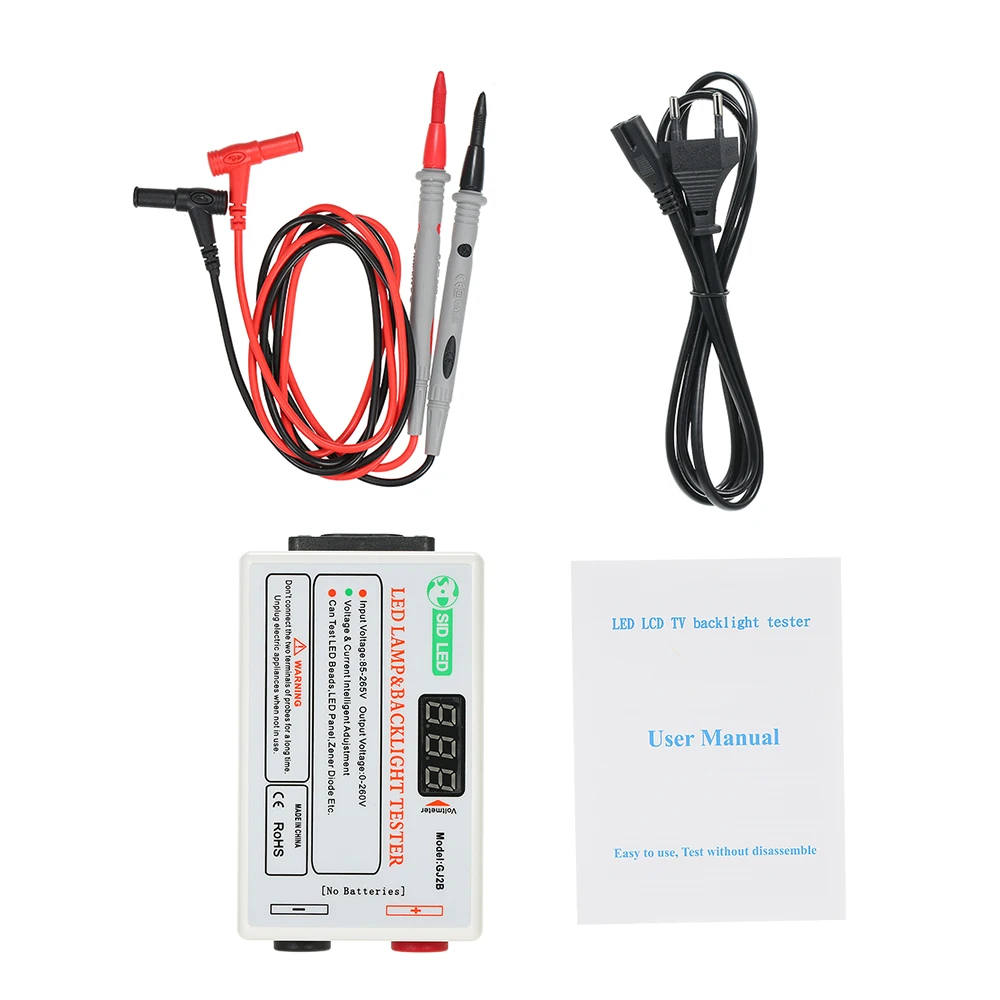 Smart-Fit LED Lamp LCD TV Backlight Tester for All LED Lights Repair Output 0-260V GJ2B
Smart-Fit LED Lamp LCD TV Backlight Tester for All LED Lights Repair Output 0-260V GJ2B