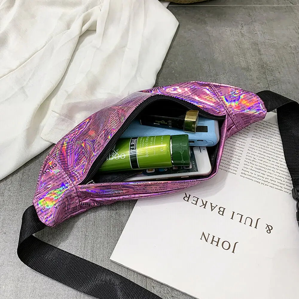 Waist Bags Women Holiday Travel Fanny Pack Money Belt Bags Wallet Glitter Bum Pouch Bag Multi-function Chest Bag 2019
Waist Bags Women Holiday Travel Fanny Pack Money Belt Bags Wallet Glitter Bum Pouch Bag Multi-function Chest Bag 2019