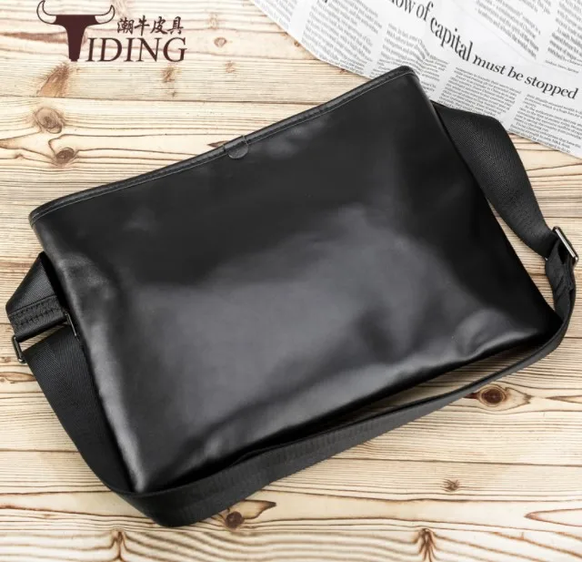 message bags for men 2018 genuine leather black brand brief casual business dress vintage fashion men shoulder travel flap bags
message bags for men 2018 genuine leather black brand brief casual business dress vintage fashion men shoulder travel flap bags