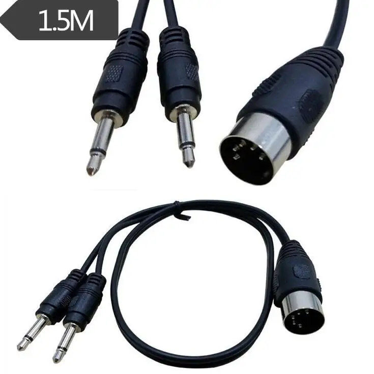 LBSC 5-контактный MIDI-Din штекер к 2x3,5 мм моно аудио адаптер кабель черный 1,5 м
LBSC 5-контактный MIDI-Din штекер к 2x3,5 мм моно аудио адаптер кабель черный 1,5 м