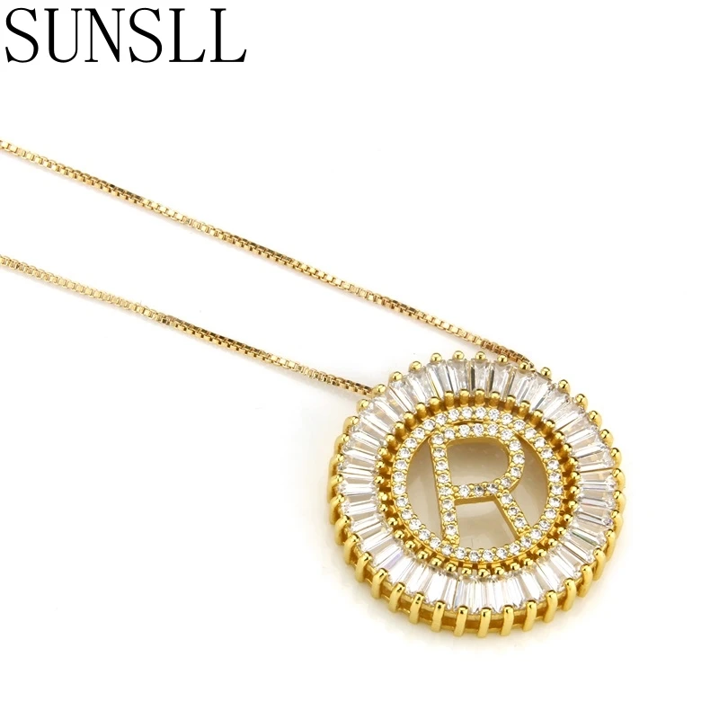 SUNSLL Gold / Silver Color Copper White Cubic Zirconia A-Z 26 letter necklace women Fashion necklace Jewelry CZ Colar Feminina
SUNSLL Gold / Silver Color Copper White Cubic Zirconia A-Z 26 letter necklace women Fashion necklace Jewelry CZ Colar Feminina