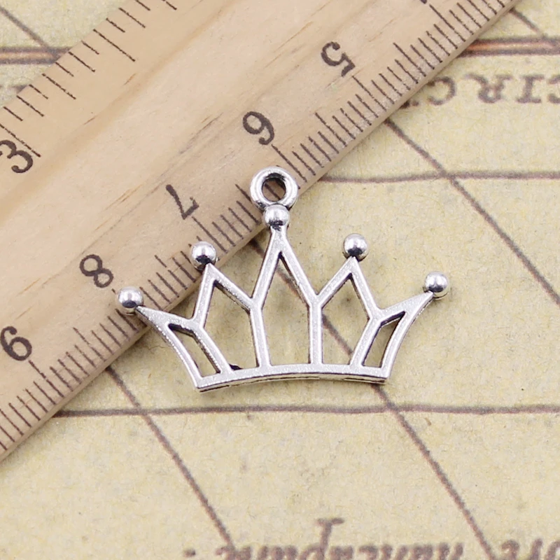 20pcs Charms Hollow Crown 20x30mm Tibetan Bronze Silver Color Pendants Antique Jewelry Making DIY Handmade Craft
20pcs Charms Hollow Crown 20x30mm Tibetan Bronze Silver Color Pendants Antique Jewelry Making DIY Handmade Craft