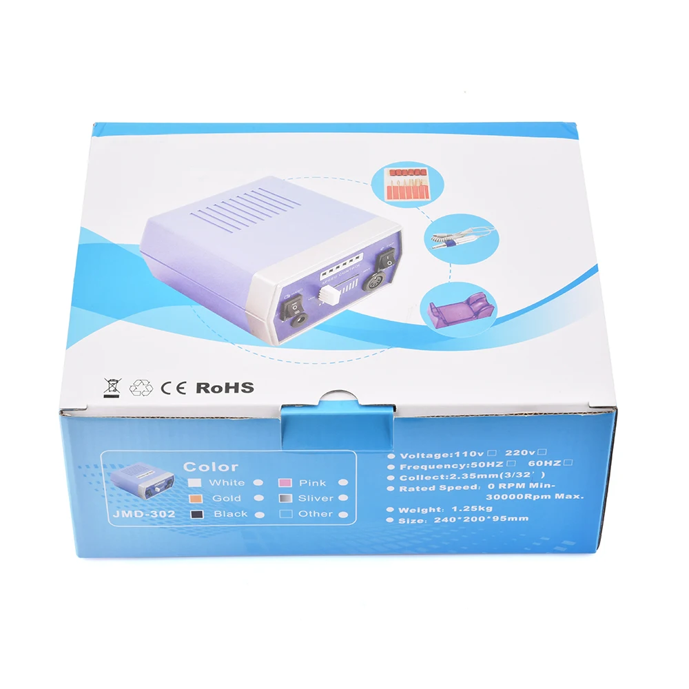 30000RPM Professional Electric Nail Drill File Manicure Pedicure Machine Kit Set with Sanding Bands Accessory Finger Nail Tools
30000RPM Professional Electric Nail Drill File Manicure Pedicure Machine Kit Set with Sanding Bands Accessory Finger Nail Tools