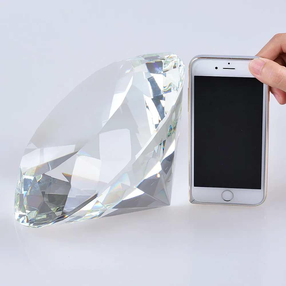 Stock In USA Warehouse Clear Large Crystal Diamond 200mm Wedding Decoration Centerpieces Unique Gifts
Stock In USA Warehouse Clear Large Crystal Diamond 200mm Wedding Decoration Centerpieces Unique Gifts