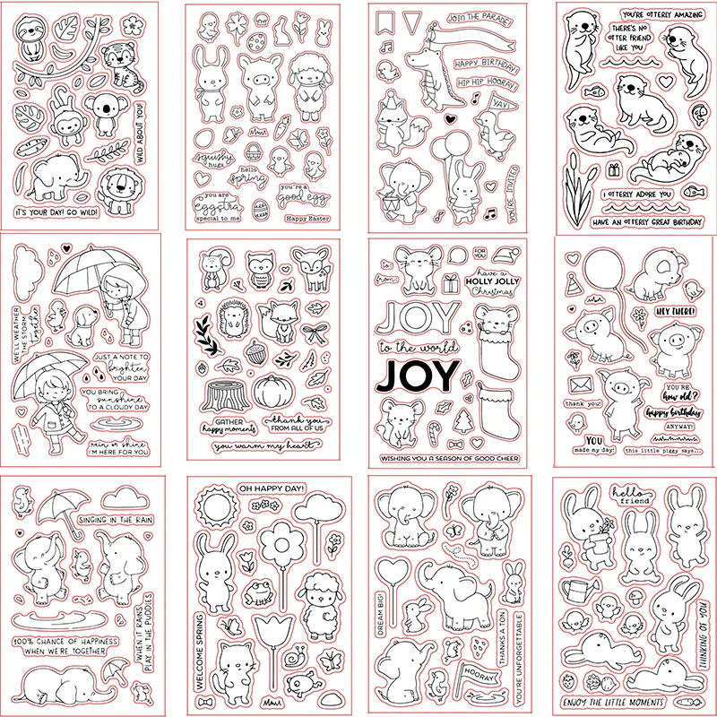 Cute Easter Animal 2019 Transparent Clear Silicone Stamp for DIY Scrapbooking/Handcraft Photo Album Card Making Decorative Stamp
Cute Easter Animal 2019 Transparent Clear Silicone Stamp for DIY Scrapbooking/Handcraft Photo Album Card Making Decorative Stamp