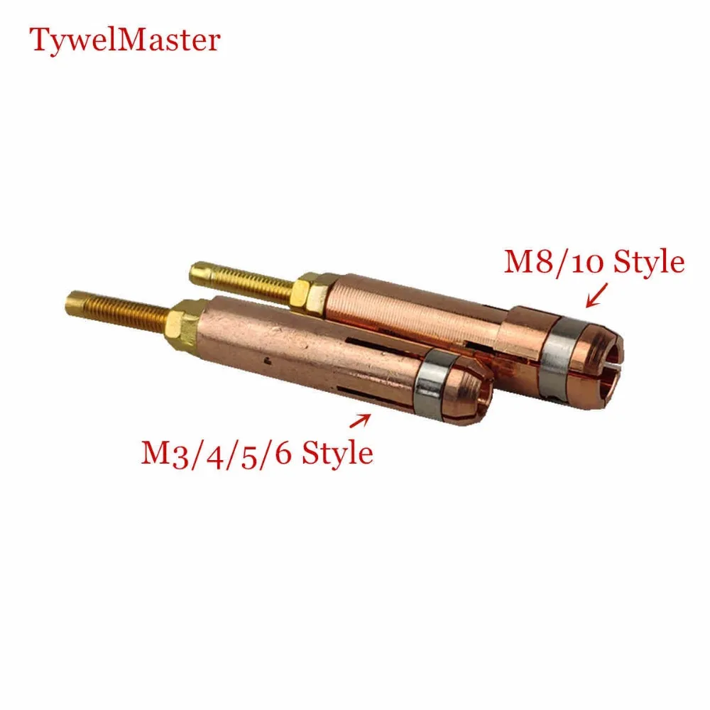 10pcs/pk Stud Welding Chuck Collet Grip M3 M4 M5 M6(default) M8 M10 for Stud Welding
10pcs/pk Stud Welding Chuck Collet Grip M3 M4 M5 M6(default) M8 M10 for Stud Welding